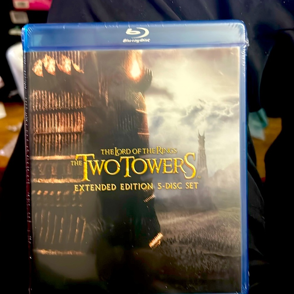 The Lord of Rings:Two Towers-Extended Edition Blu Ray NEW